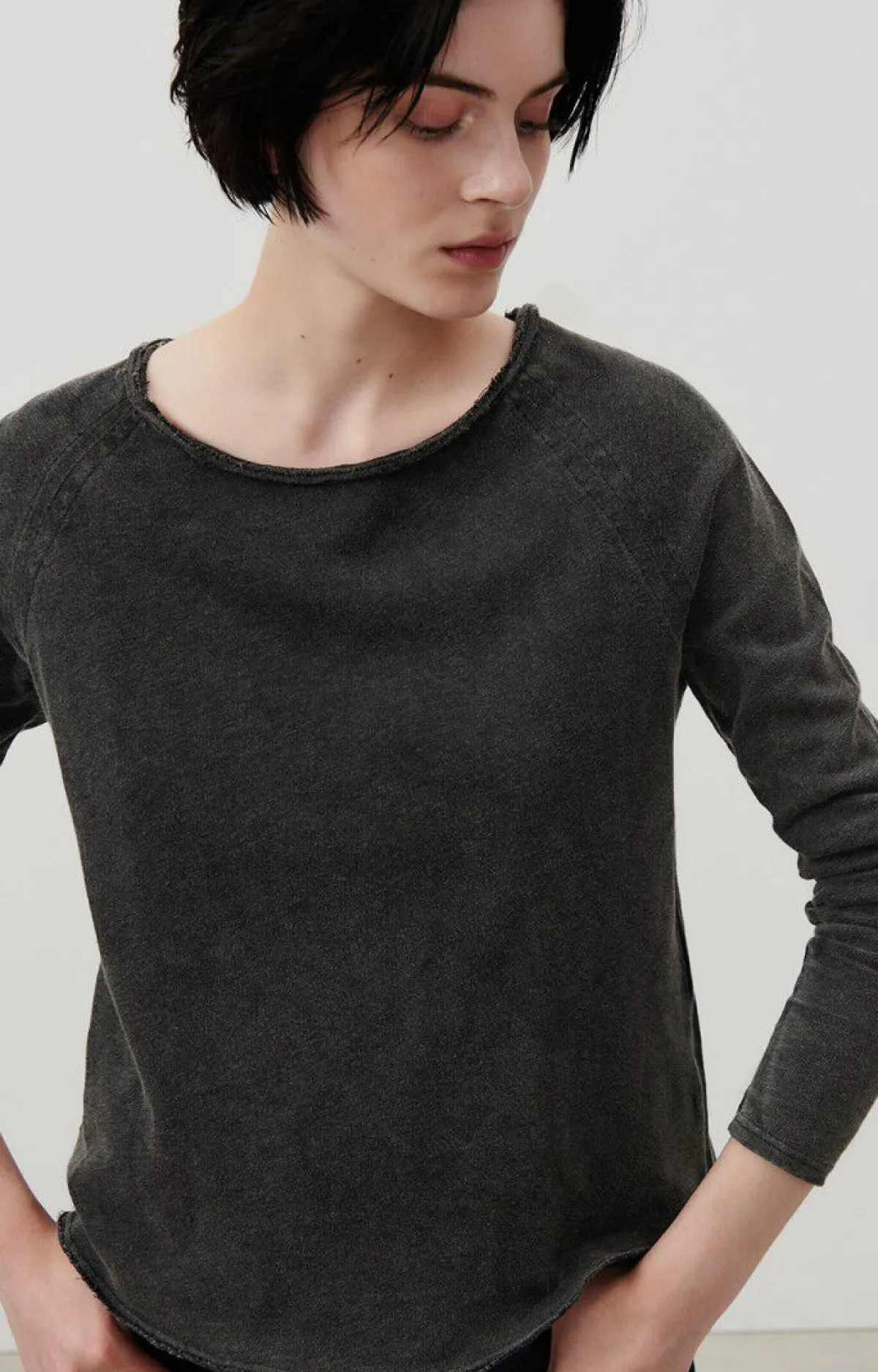 Damen American Vintage |Damen-T-Shirt Sonoma Vintage Schwarz