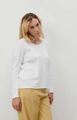 Damen American Vintage |Damen-T-Shirt Sonoma Weiss