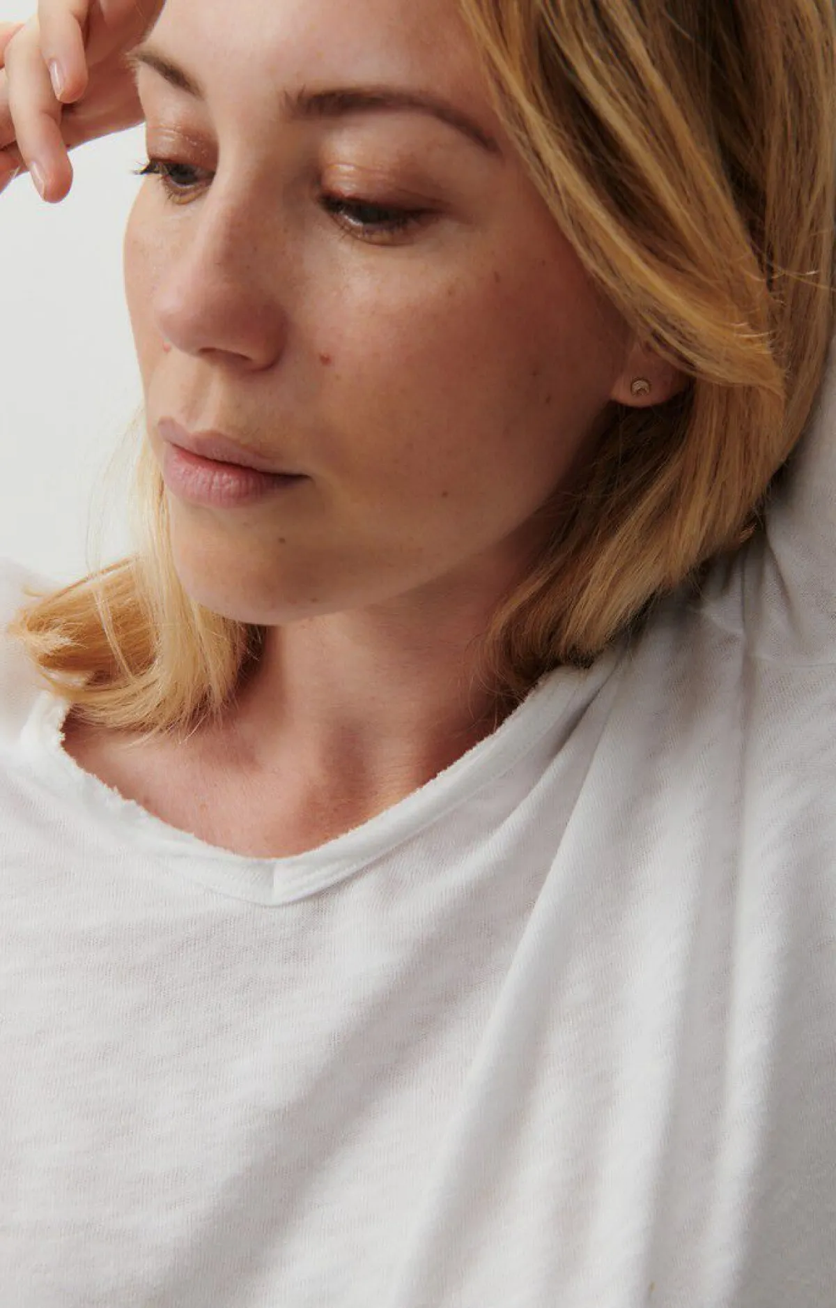 Damen American Vintage |Damen-T-Shirt Sonoma Weiss