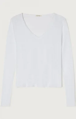 Damen American Vintage |Damen-T-Shirt Sonoma Weiss