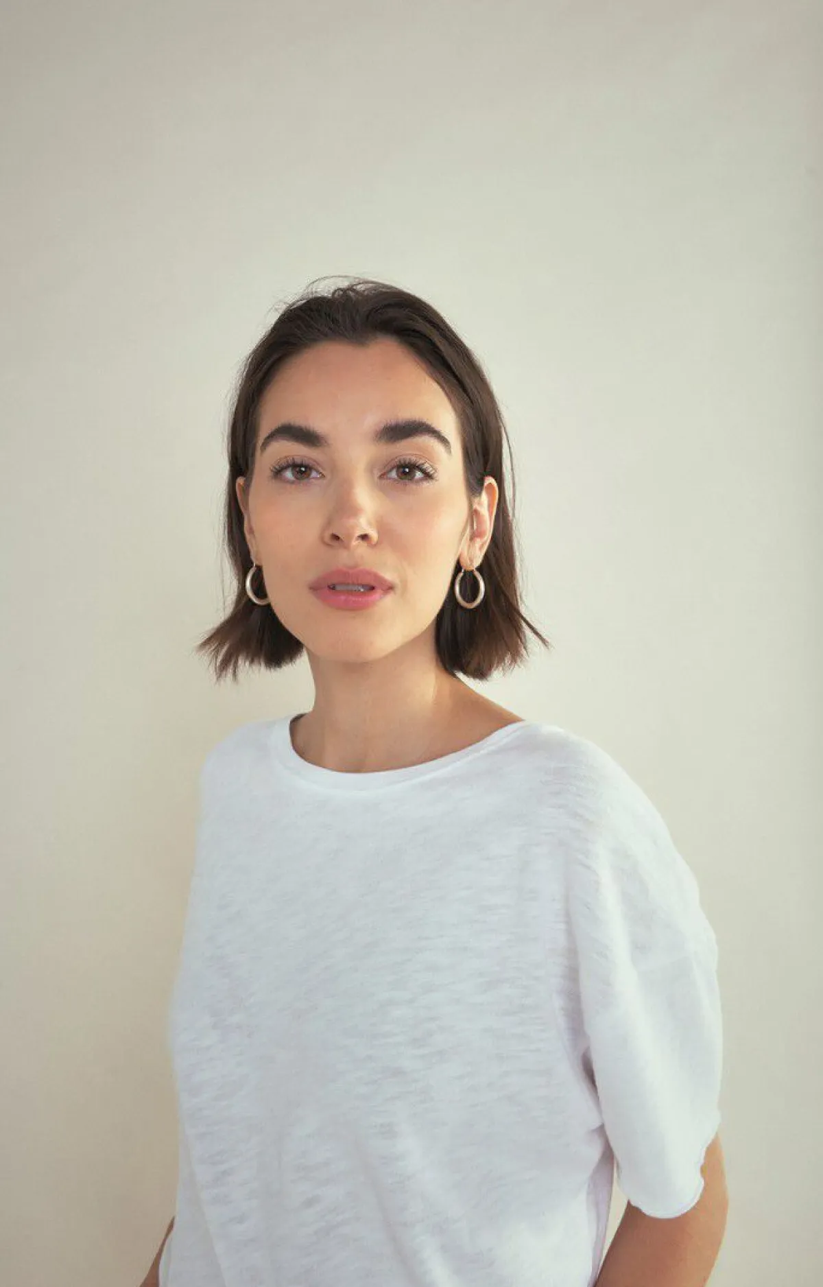 Damen American Vintage |Damen-T-Shirt Sonoma Weiss