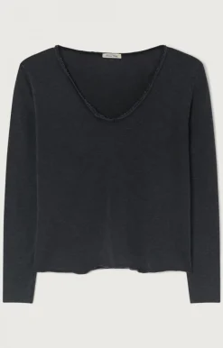 Damen American Vintage |Damen-T-Shirt Sonoma Vintage Schwarz