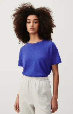 Damen American Vintage |Damen-T-Shirt Sonoma Konigsblau Vintage