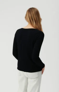 Damen American Vintage |Damen-T-Shirt Sonoma Schwarz