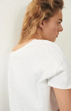 Damen American Vintage |Damen-T-Shirt Sonoma Weiss