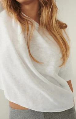 Damen American Vintage |Damen-T-Shirt Sonoma Weiss