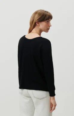 Damen American Vintage |Damen-T-Shirt Sonoma Schwarz