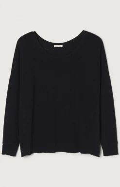 Damen American Vintage |Damen-T-Shirt Sonoma Schwarz