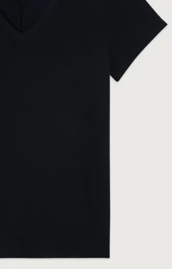 Damen American Vintage |Damen-T-Shirt Sonoma Schwarz