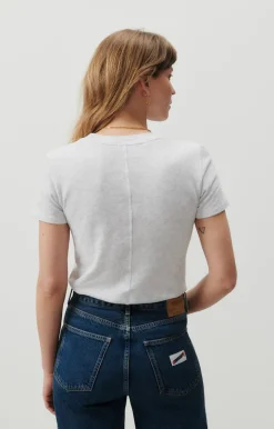 Damen American Vintage |Damen-T-Shirt Sonoma Arktis Meliert