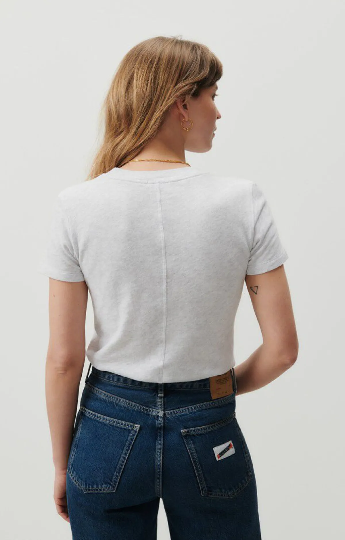 Damen American Vintage |Damen-T-Shirt Sonoma Arktis Meliert