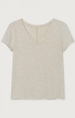 Damen American Vintage |Damen-T-Shirt Sonoma Vlies Meliert