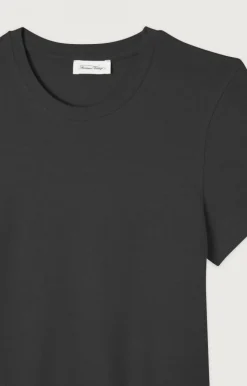 Damen American Vintage |Damen-T-Shirt Ypawood Kohlenstoff Meliert