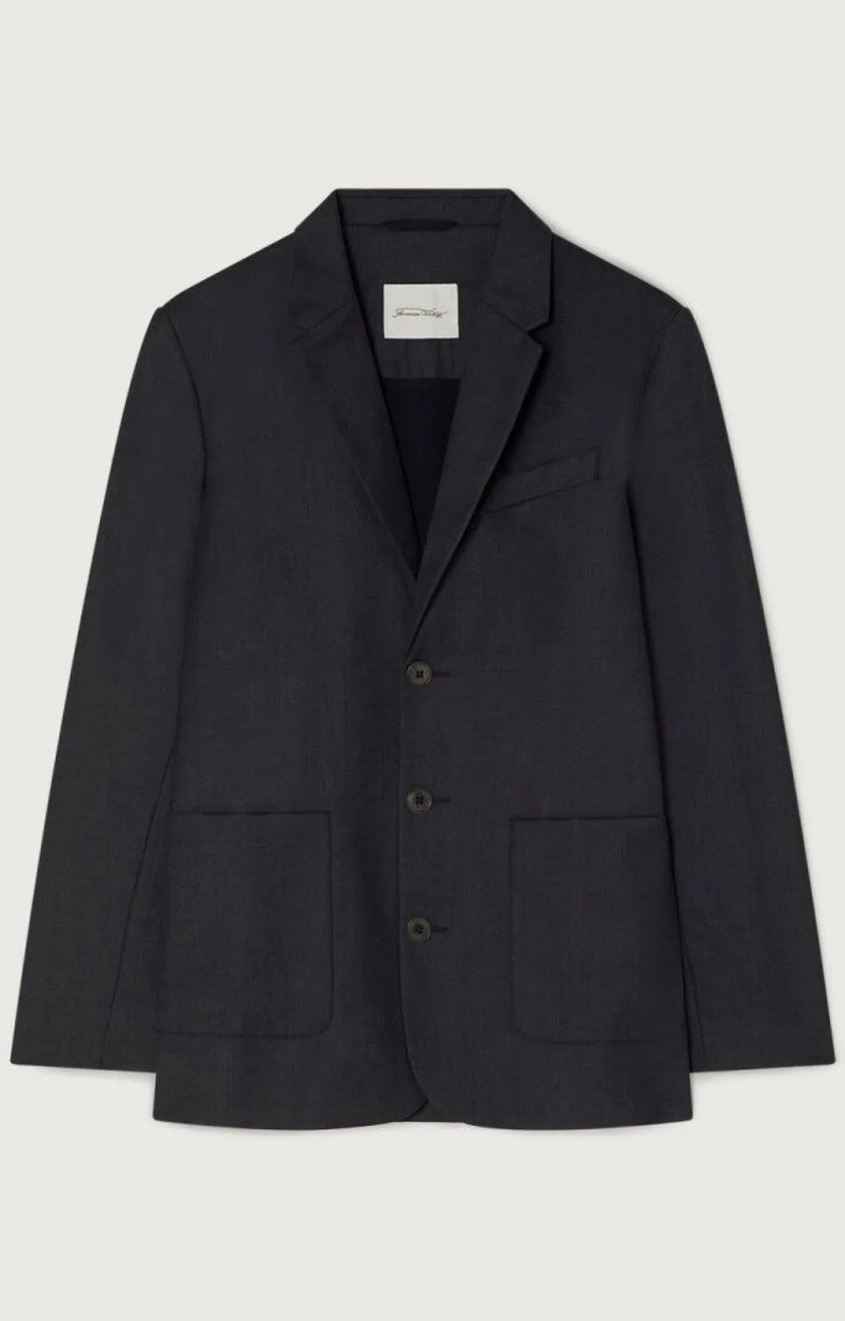 Herren American Vintage |Herrenblazer Tabinsville Navy Meliert