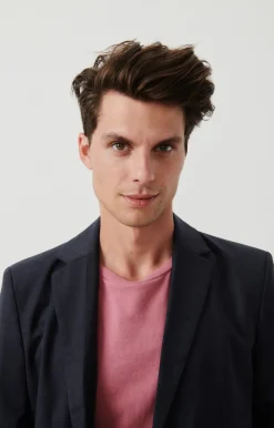 Herren American Vintage |Herrenblazer Tabinsville Navy Meliert