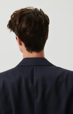 Herren American Vintage |Herrenblazer Tabinsville Navy Meliert