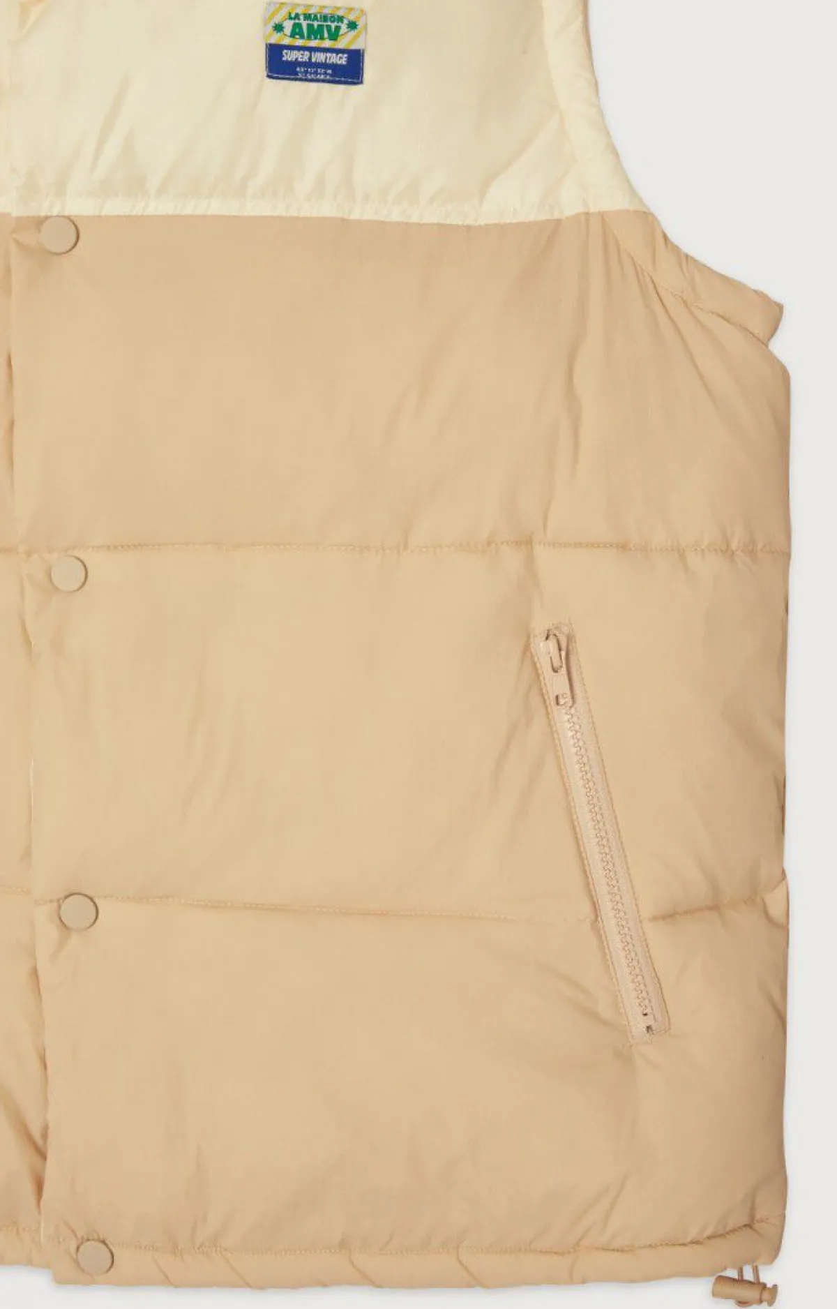 Herren American Vintage |Herrendaunenjacke Zotcity Creme