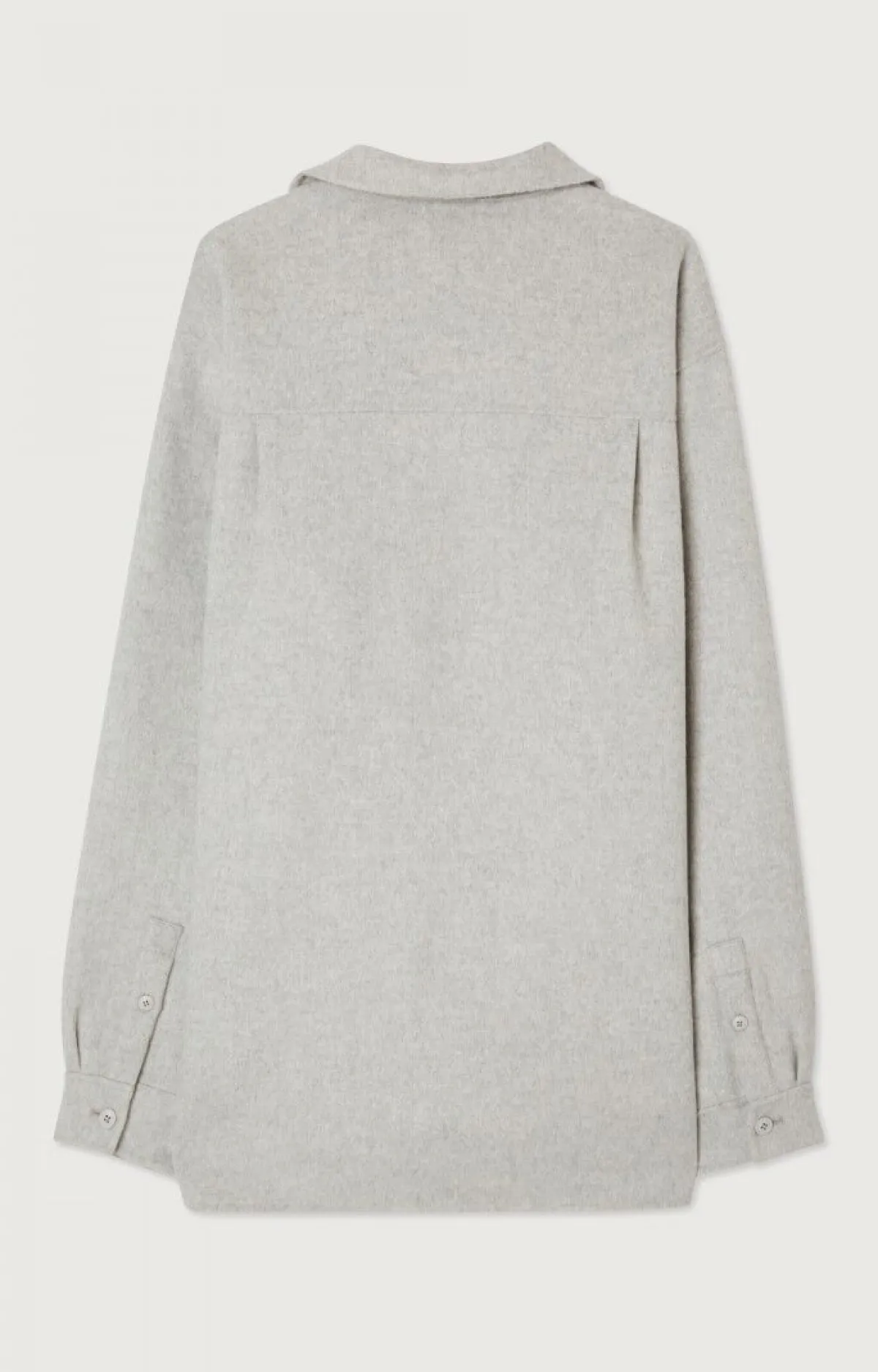 Herren American Vintage |Herrenhemd Dadoulove Vlies Meliert