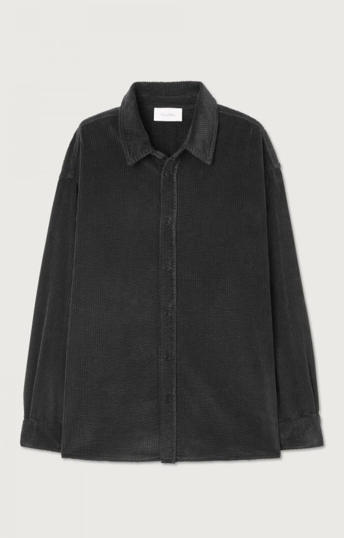 Herren American Vintage |Herrenhemd Padow Kohlenstoff
