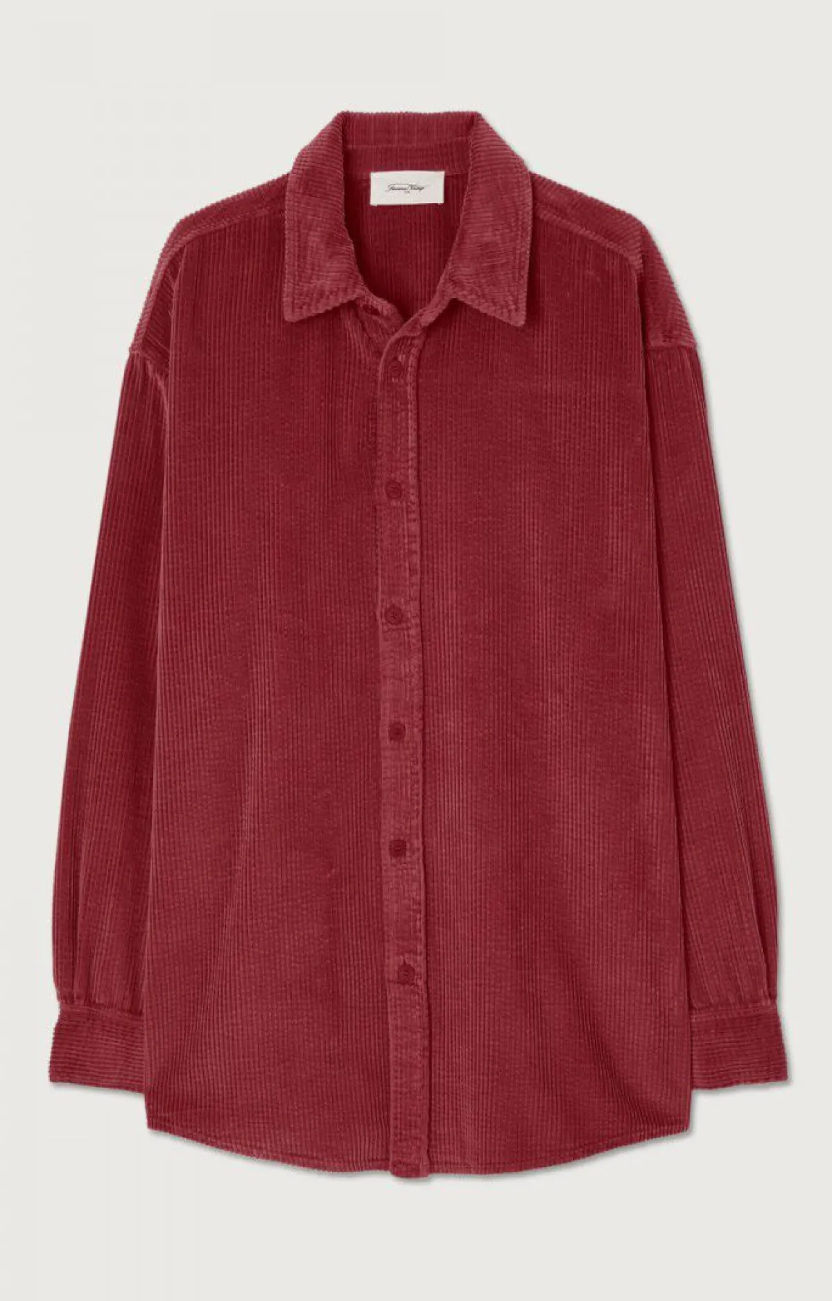 Herren American Vintage |Herrenhemd Padow Canneberge Vintage