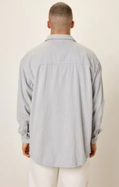 Herren American Vintage |Herrenhemd Padow Silber Vintage
