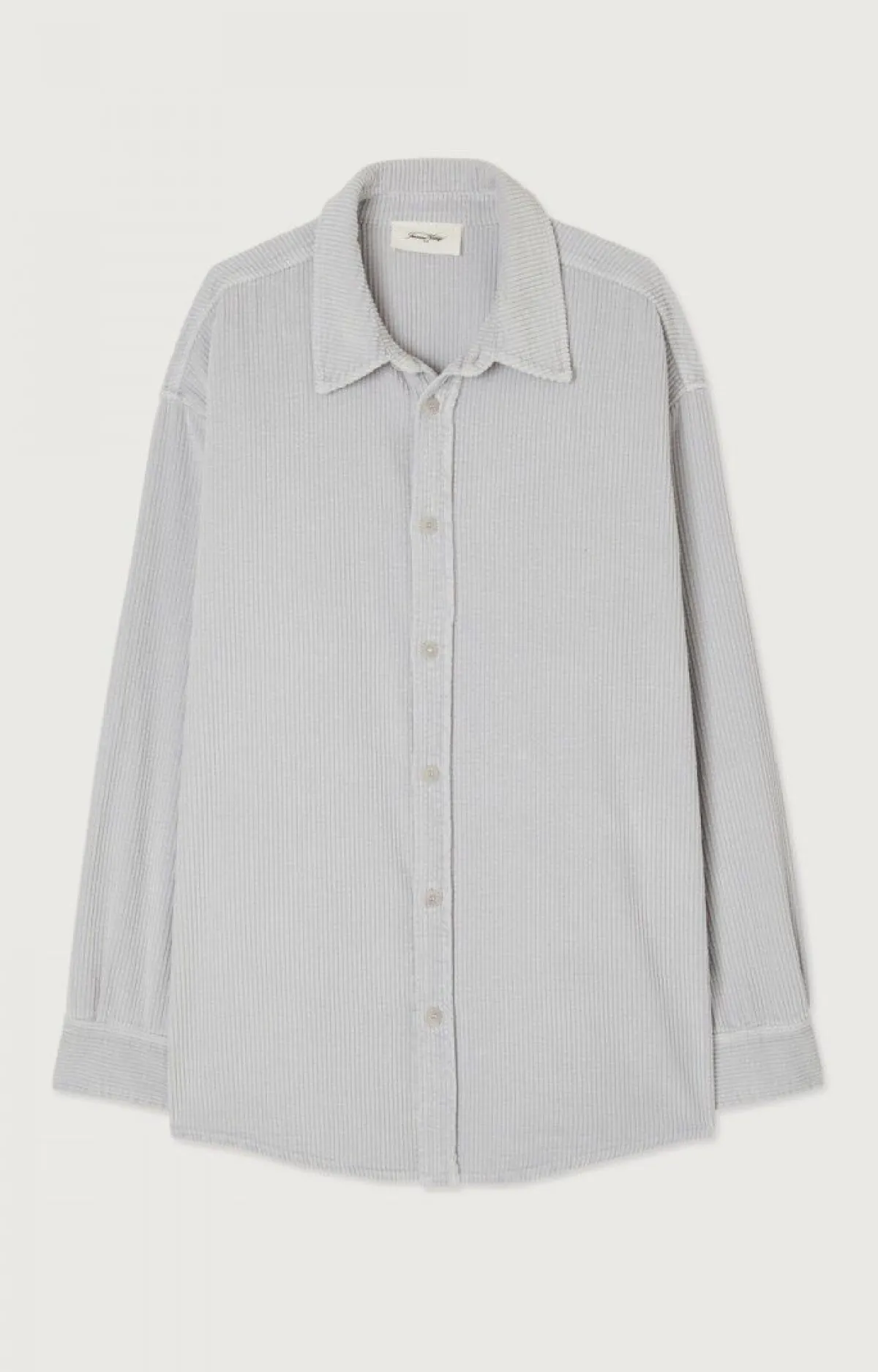 Herren American Vintage |Herrenhemd Padow Silber Vintage