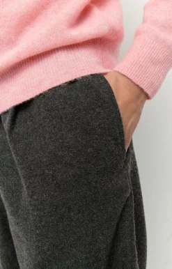 Herren American Vintage |Herrenhose Dakota Anthrazit Meliert