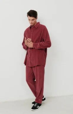 Herren American Vintage |Herrenhose Padow Canneberge Vintage