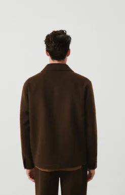 Herren American Vintage |Herrenjacke Dadoulove Kastanienbaum Meliert