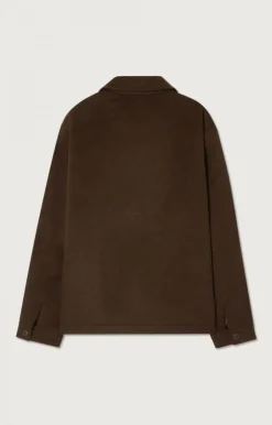 Herren American Vintage |Herrenjacke Dadoulove Kastanienbaum Meliert