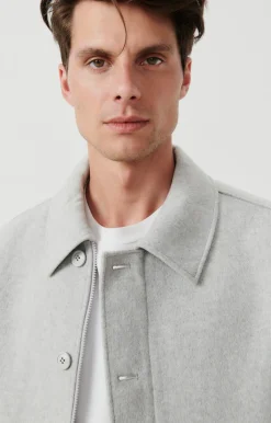 Herren American Vintage |Herrenjacke Dadoulove Vlies Meliert