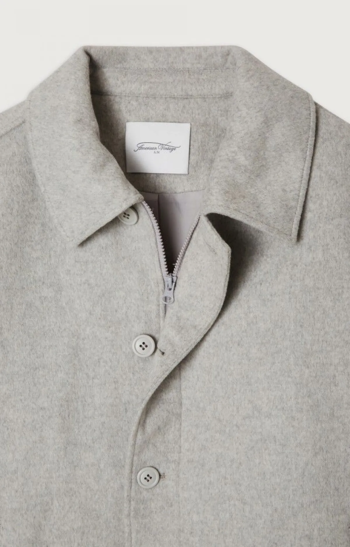 Herren American Vintage |Herrenjacke Dadoulove Vlies Meliert