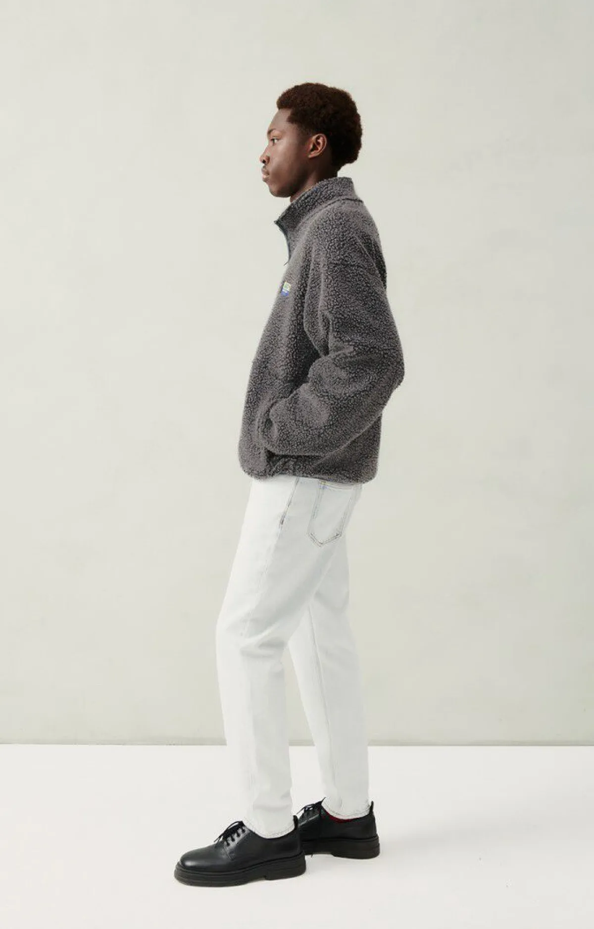 Herren American Vintage |Herrenjacke Hoktown Anthrazit Meliert