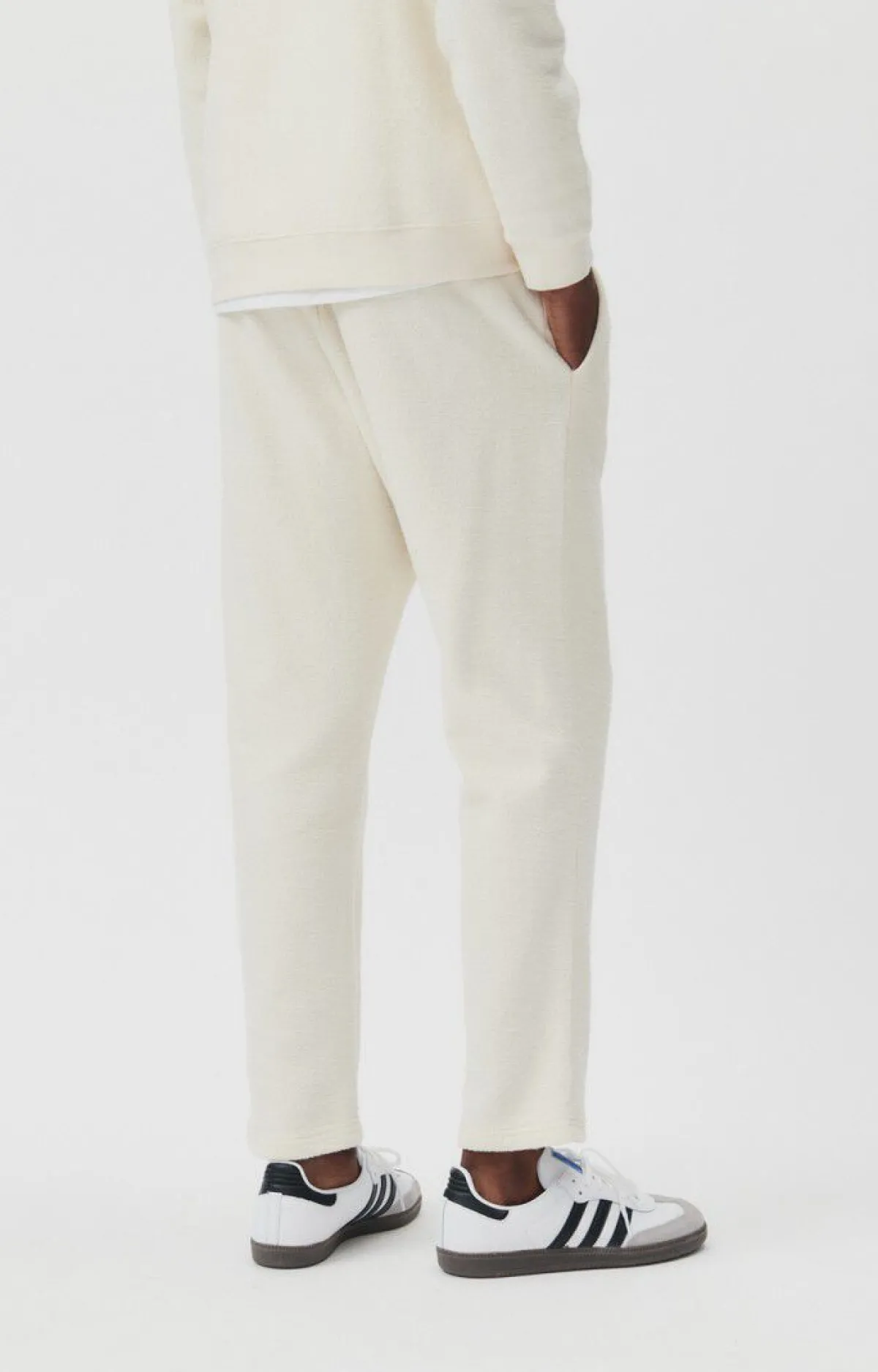 Herren American Vintage |Herrenjogginghose Bobypark Ecru