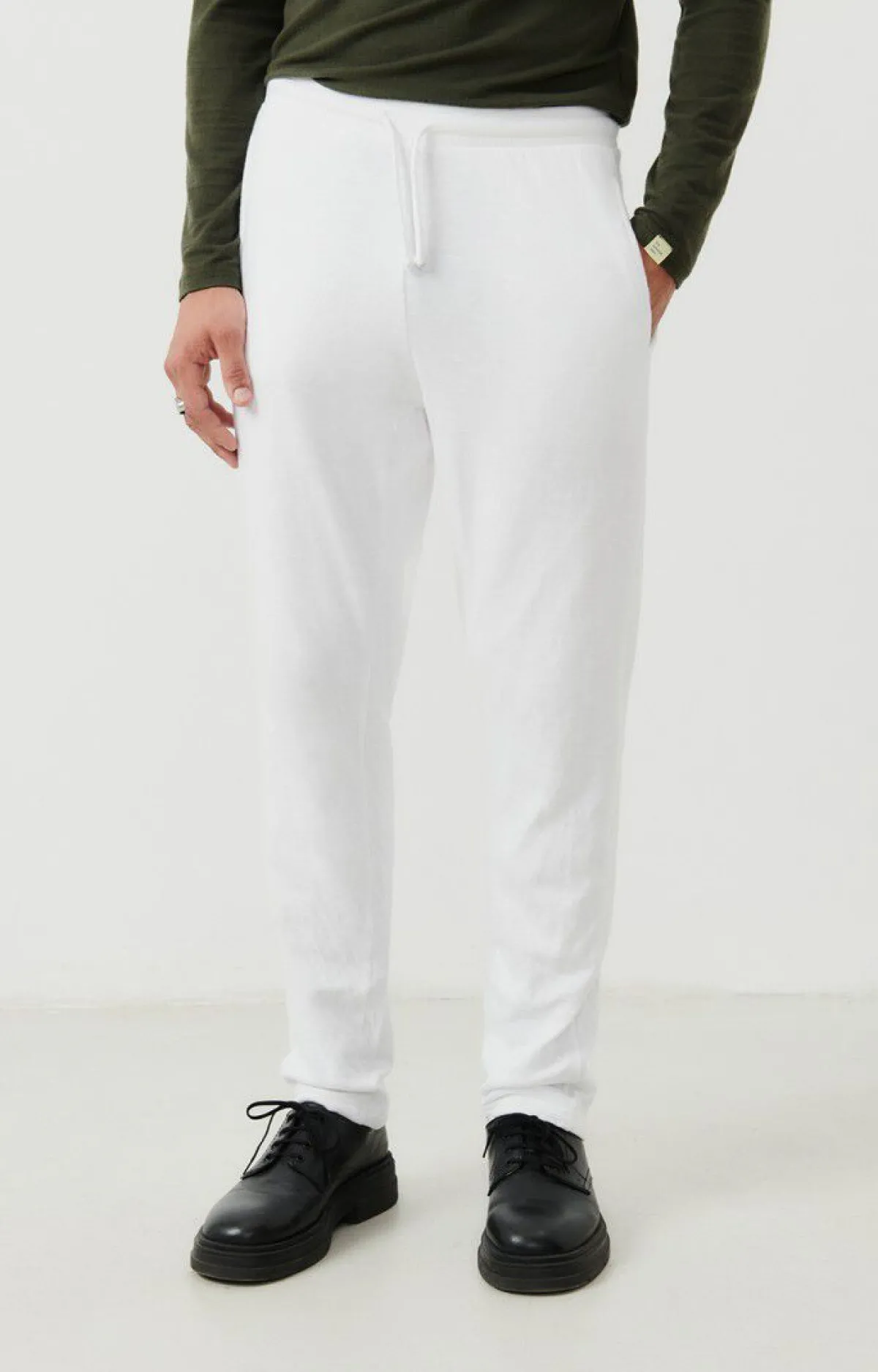 Herren American Vintage |Herrenjogginghose Slycity Weiss