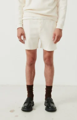 Herren American Vintage |Herren-Kurze Hose Bobypark Ecru