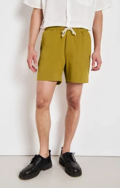 Herren American Vintage |Herren-Kurze Hose Fizvalley Safran Vintage