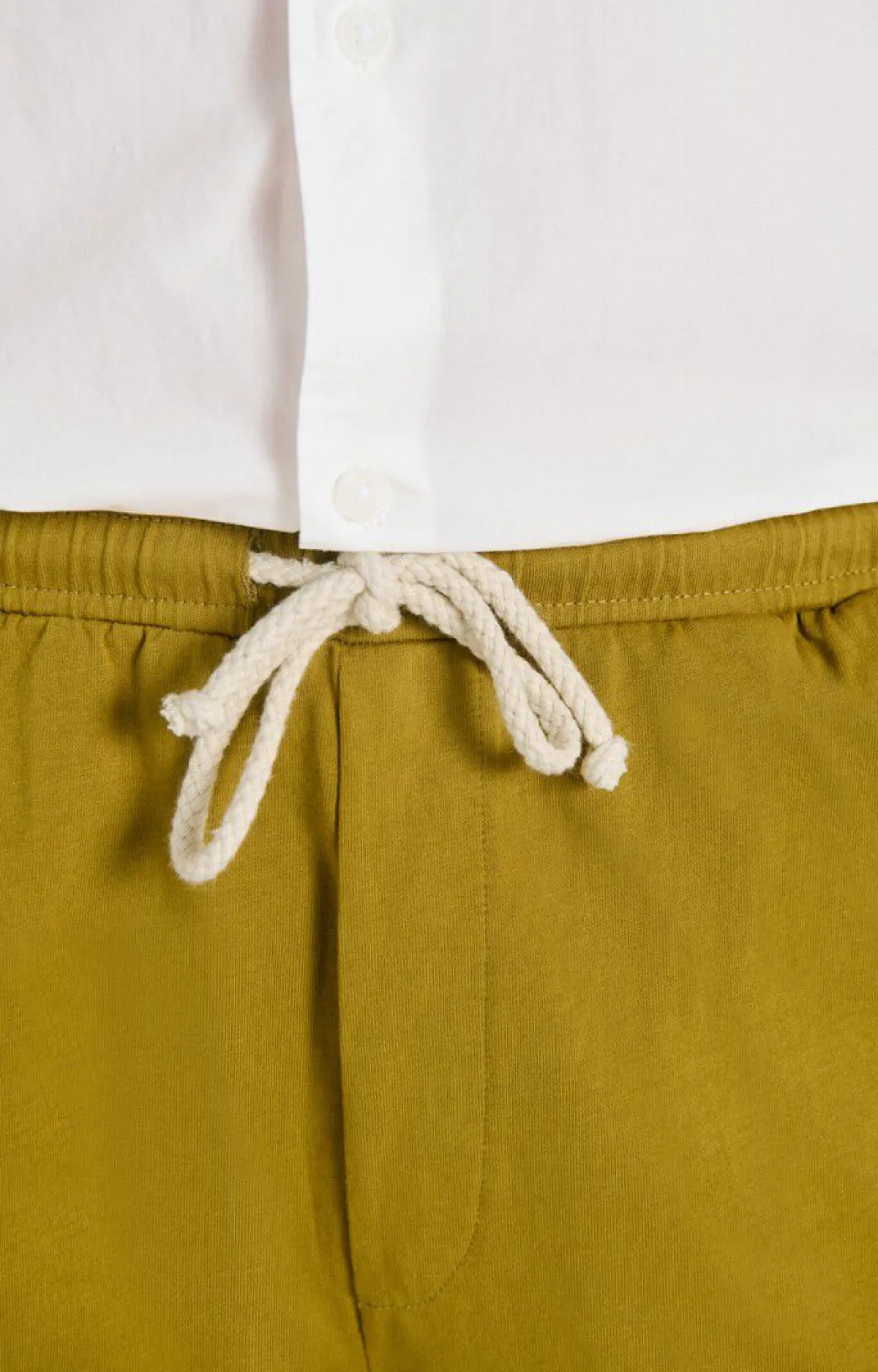 Herren American Vintage |Herren-Kurze Hose Fizvalley Safran Vintage