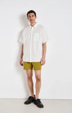Herren American Vintage |Herren-Kurze Hose Fizvalley Safran Vintage