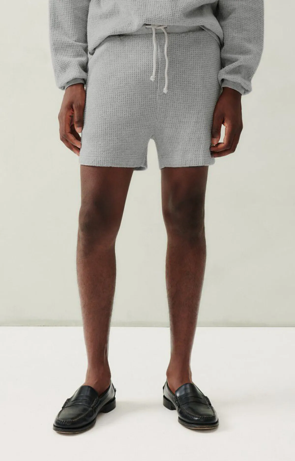 Herren American Vintage |Herren-Kurze Hose Koukoubay Grau Meliert