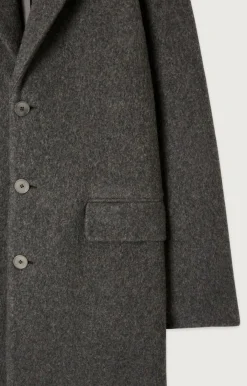 Herren American Vintage |Herrenmantel Bazybay Anthrazit Meliert