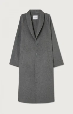Herren American Vintage |Herrenmantel Dadoulove Anthrazit Meliert