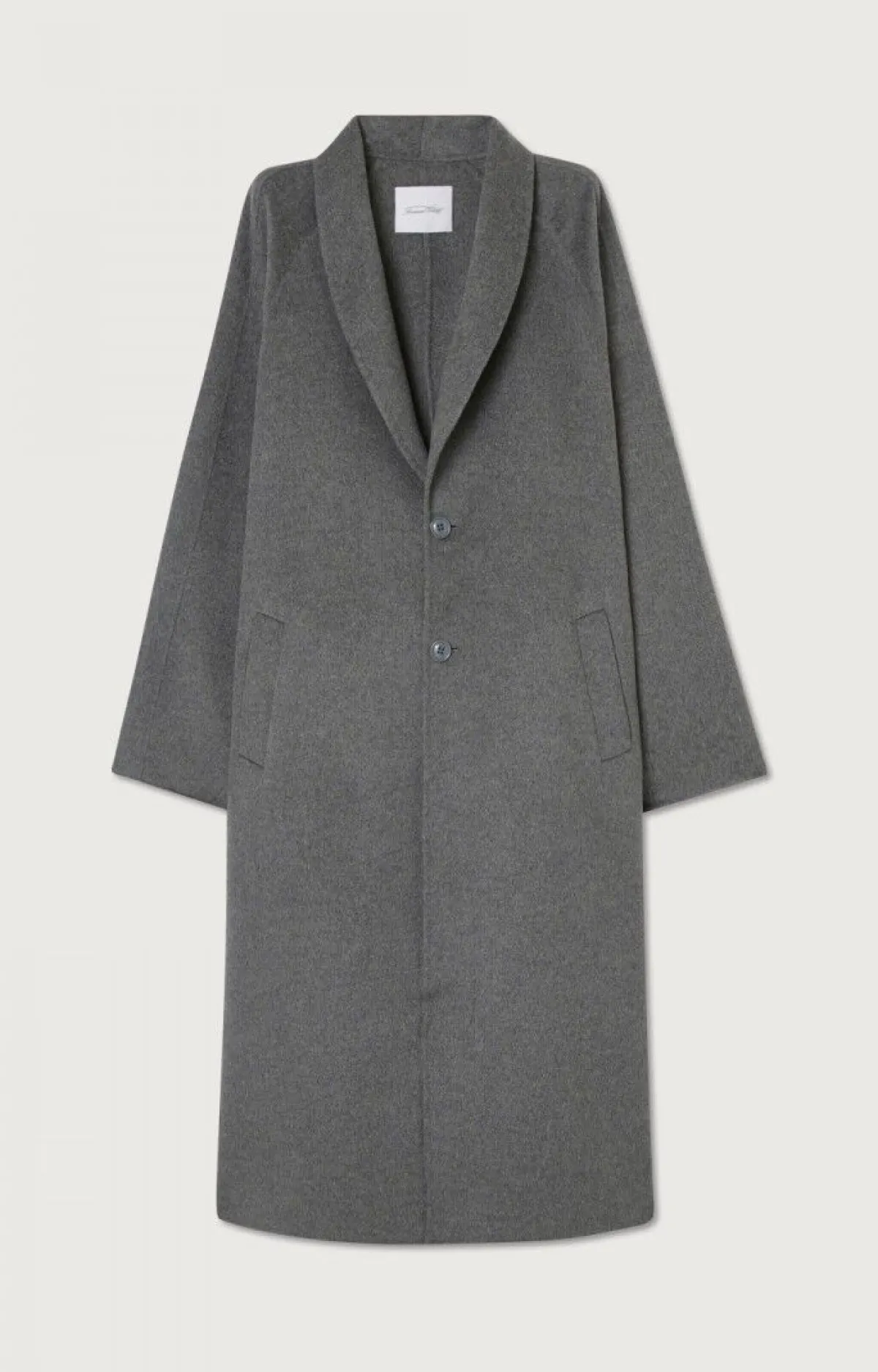 Herren American Vintage |Herrenmantel Dadoulove Anthrazit Meliert