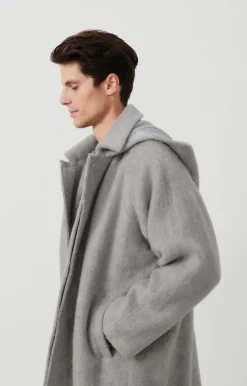 Herren American Vintage |Herrenmantel Roly Wolke Meliert