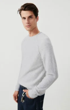 Herren American Vintage |Herrenpullover Damsville Grau Meliert