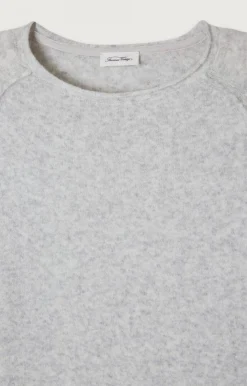 Herren American Vintage |Herrenpullover Damsville Grau Meliert