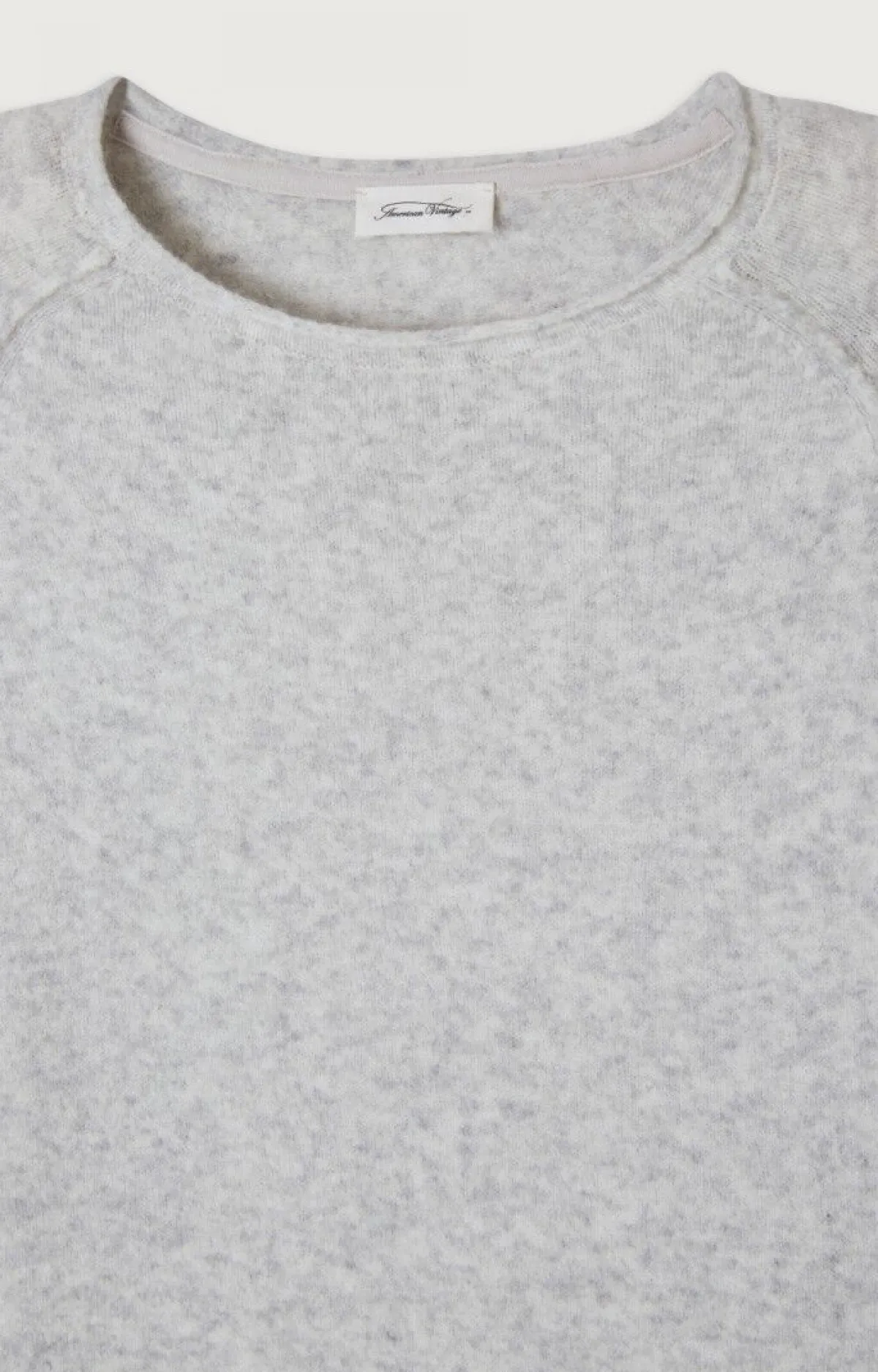 Herren American Vintage |Herrenpullover Damsville Grau Meliert