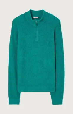 Herren American Vintage |Herrenpullover Damsville Chlorophyll Meliert