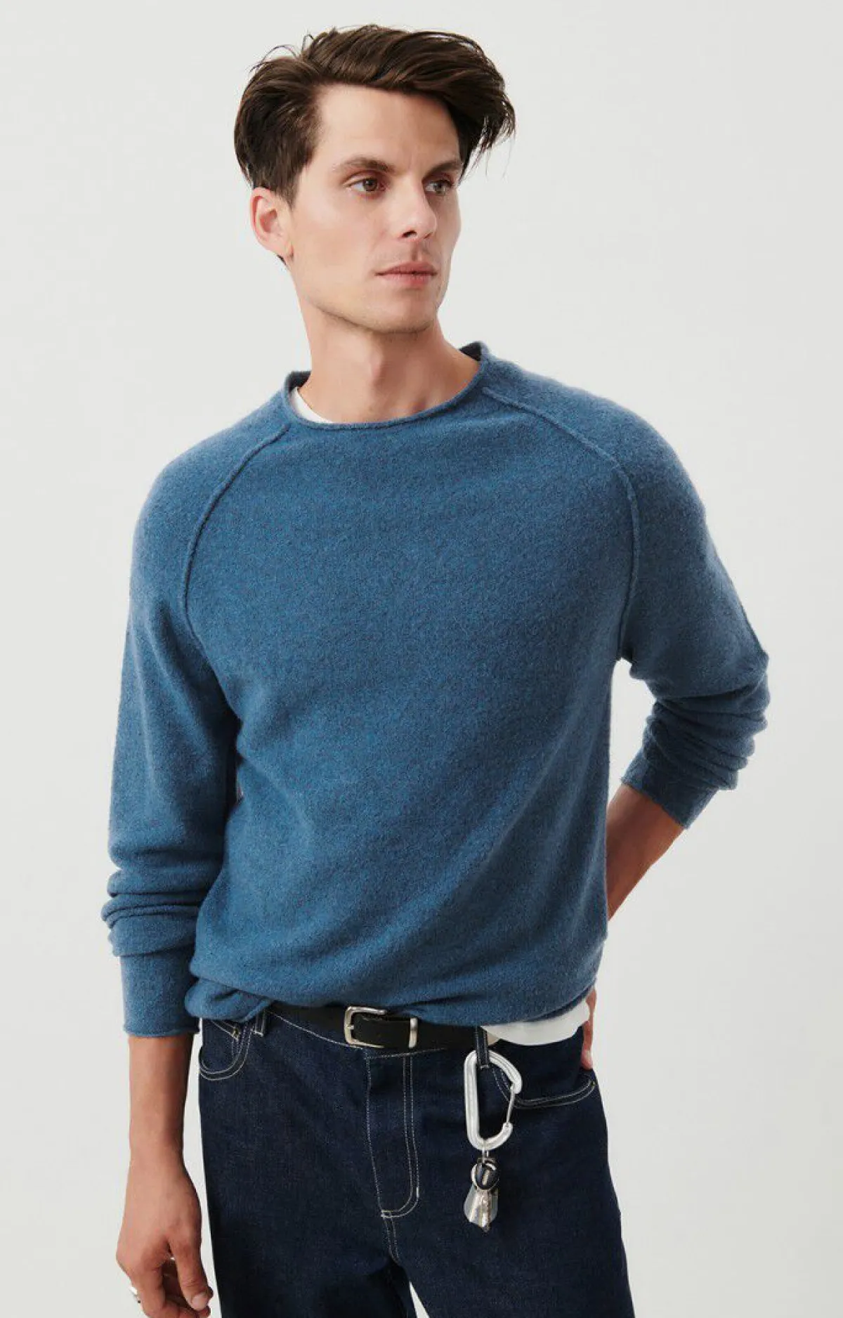 Herren American Vintage |Herrenpullover Damsville Neptun Multimeliert