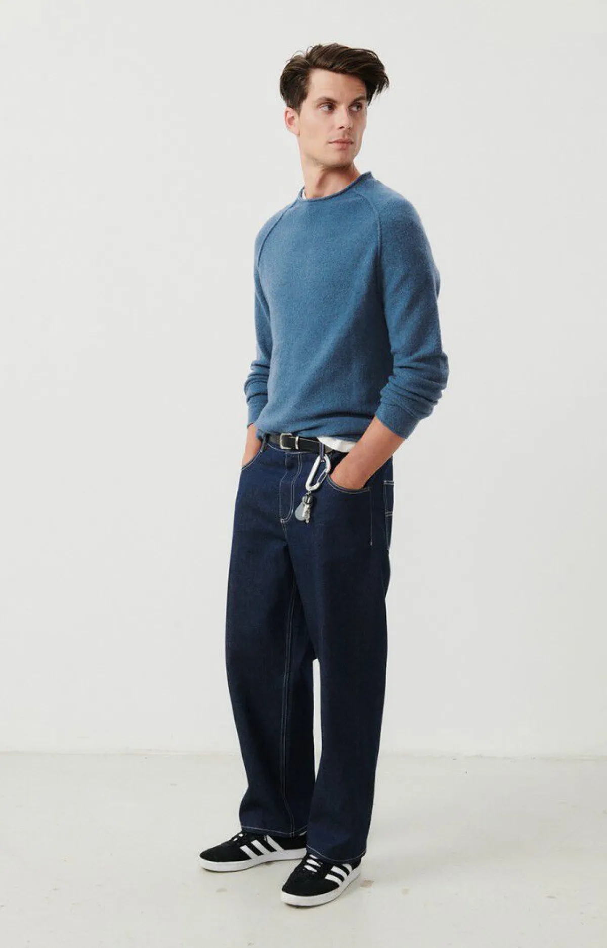 Herren American Vintage |Herrenpullover Damsville Neptun Multimeliert